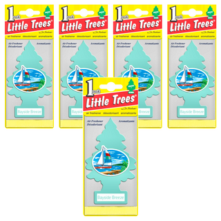 Little Trees 小樹香片 海灣微風, 車用/家用/辦公室香氛, 美國暢銷, 清新香味, 時尚造型, 7g, 5片
