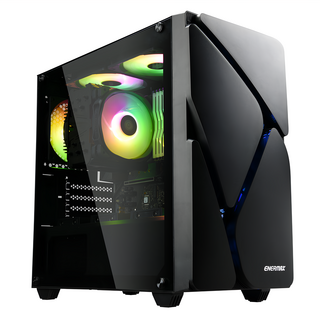 ENERMAX 安耐美 MarbleShell 電腦機殼 配備前二後一風扇 優異散熱 全景式鋼化玻璃側板 ARGB主機板燈效同步, MS20, 1個