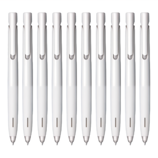 ZEBRA 斑馬牌 Blen 原子筆, 舒適書寫, 減震, 無縫設計, 黑色, 10支