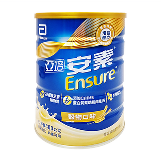 Abbott 亞培 Ensure 安素 優能基均衡營養升級配方 穀物口味, 800g, 1罐