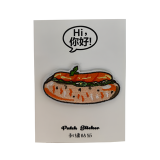 刺繡貼紙 - 大腸包小腸 Patch Sticker, 1張
