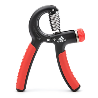 adidas 愛迪達 可調式訓練握力器 10~40kg, 黑色 + 紅色, 1個