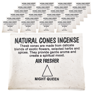 LOTUS尼泊爾 天然手工香薰塔香 夜皇后 NIGHT QUEEN 由異國情調的花朵 精選的草藥和香料混合而成 營造出精神氛圍 空氣清新劑, 夜來香 夜皇后 NIGHT QUEEN, 1盒