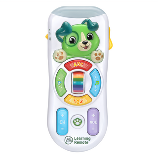 Leap Frog Scout Channel Fun 學習遙控器 6個月以上適用 英文法語西班牙語普通話, Multicolor, 1個