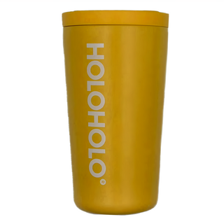 Holoholo 雙層不鏽鋼隨行杯, 黃色, 390ml, 1個