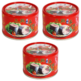 三興 平二號 辣味茄汁鯖魚, Set 3, 690g, 1組