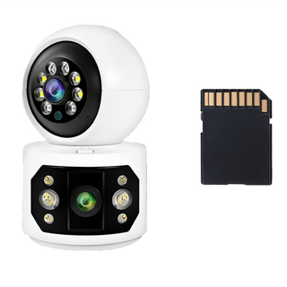 DTAudio 聆翔 三畫面家用監視器 400萬像素 5G雙頻WiFi 含128GB記憶卡, 1組, IPC-B09B1