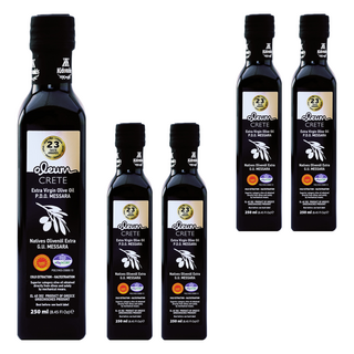 oleum CRETE 奧莉恩 特級初榨橄欖油, 產自希臘克里特島 家族傳承數百年橄欖樹 嚴選第一道冷壓初榨 榮獲2015年美食金獎 濃郁果香風味極佳, 250ml, 5瓶