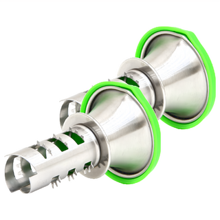 上龍316不鏽鋼檸檬取汁器附保鮮蓋2個1組,輕鬆榨汁，保持新鮮, 25ml, 1組, 4.5 x 7cm