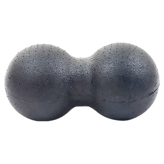 自我放鬆EPP健身按摩球, 弧形設計 保護脊椎, 藍黑, 1個