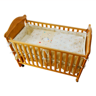 C.D.BABY 嬰兒床床包換布套, 米色, M (60 x 120 x 2.5~10cm), 1個