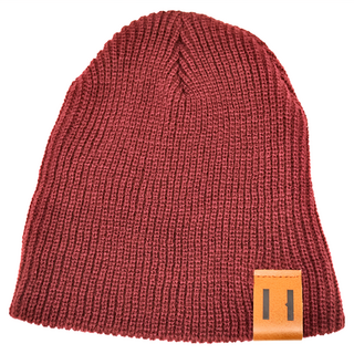 造型針織帽 中國製, 暗紅色, 頭圍40~50cm