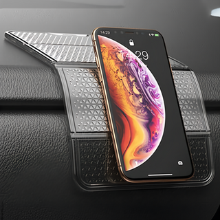 bebehome 摺疊萬用止滑墊 PU材質, 12 x 20.5cm, 透明色, 1個