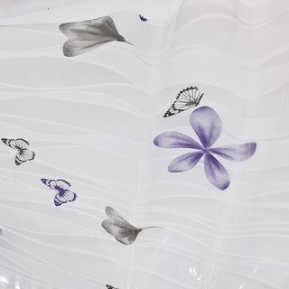 超大抗UV隔熱防窺自黏玻璃貼, 295 x 60cm, 紫灰蝴蝶