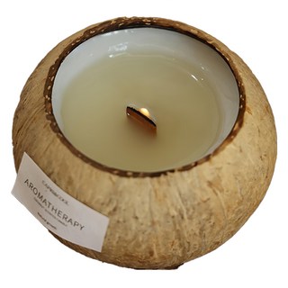 SC優選 植物精油 椰子殼大豆蠟香氛蠟燭 天然精油 手工製作 居家香氛, 初夏薰衣草, 1件, 200g