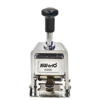 KW-triO 堡勝企業 號碼機，自動回墨毛氈設計，鋅合金外殼，堅固耐用, 1個