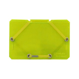 KING JIM CHEERS! 卡片收納夾, 黃色, 1個