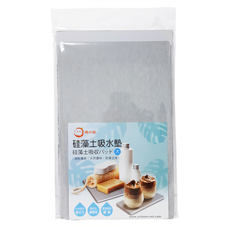 橘之屋 硅藻土吸水墊, (33 x 21cm), 大(33 x 21cm), Y-033, 1個