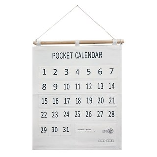 存錢月曆, 口袋日曆, 棉麻日系質感, A, 1個