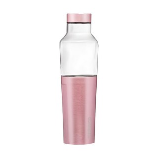 CORKCICLE 酷仕客 玻璃易口瓶 玫瑰金 600ml - 時尚隨身水瓶，健康飲水首選, 1個