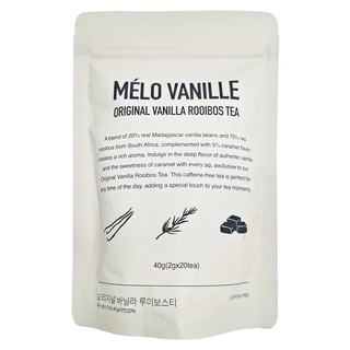 MELO VANILLE 原味香草南非國寶茶, 40g(2gx20tea), 零咖啡因, 2g, 20包, 1袋