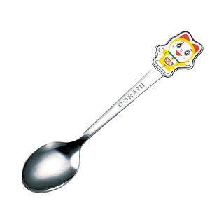 SHOGAKUKAN 小學館 哆拉美 不鏽鋼湯匙 全長約13.8CM, 湯匙, Silver, 1支