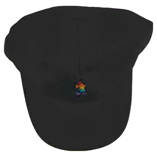 MICKEY MOUSE 質感壓舌帽, 彩虹米奇 黑色, 頭圍56~65cm