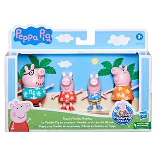 Hasbro 孩之寶 Peppa Pig 粉紅豬小妹 佩佩豬一家去度假, 1盒
