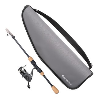 SHIMANO 23BNV 1000 COMBO S56L 竿捲套組 046932, 黑色