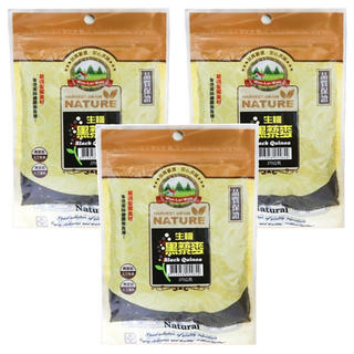 旺來旺 生機黑藜麥 270g, 富含花青素 保護視力 低熱量 飽足感 美味健康, 3包