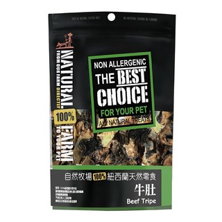 NATURAL FARM 自然牧場 紐西蘭天然零食 100g 高蛋白 無麩質, 1包, 牛肚