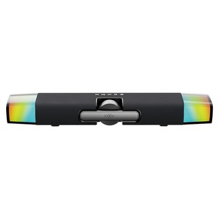 FOXXRAY 狐鐳 雙模式電競聲霸 布紋幻彩 2個全音域單體立體聲效 5種燈光模式 鋁合金音量旋鈕, FXR-SNB-202