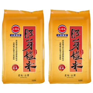 三好米 胚芽糙米 口感豐富有層次感 搭配白米食用 輕鬆入門健康飲食, 3kg, 2包