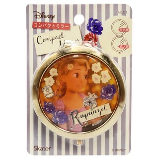 Skater Disney 金屬小圓鏡, 長髮公主, 1個