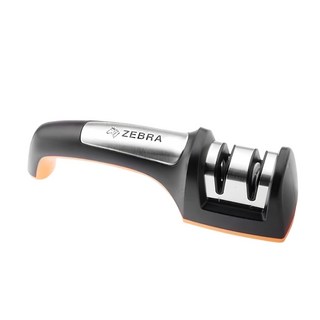 ZEBRA THAILAND 斑馬牌 兩段式陶瓷磨刀器, 1個, 混和顏色