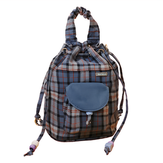 Vanwalk 出走 輕便抽繩小後背包 V2676, 復古藍