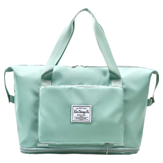 旅行防潑水摺疊可收納萬用包, 42 x 22 x 28cm, 綠色, 1個