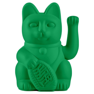 DONKEY 幸運繽紛招財貓 - 翡翠綠 15cm, 1個