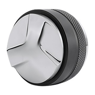 儀家生活館 不鏽鋼咖啡布粉器 51, 1個, 黑色