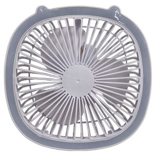 可調光立掛充電4合1風扇, 三檔風速, 180°送風角度, 冷熱風兩用, 貓耳造型, 單一商品, 顏色隨機