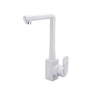 德利生活 旋轉水龍頭 白色, 1個