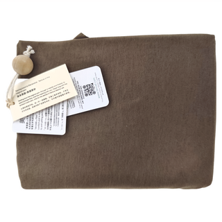 天絲羊毛圓領內搭上衣, 聚酯纖維, 日本三菱美雅碧CHAO細纖維, 自發熱 "黑科技", L, 琉璃棕