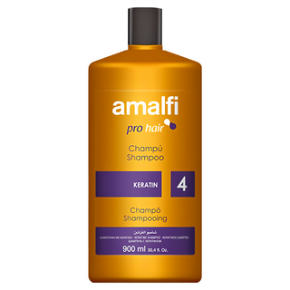 Amalfi 摩洛哥堅果油護色修護專業洗髮精，針對受損髮質/染燙髮後護色修護/抗毛躁研發設計，100%歐洲製造，900ml, 1瓶