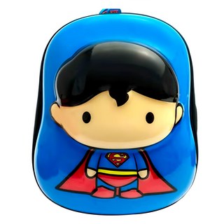 DC 超人兒童背包 7L 藍色 3D造型 輕巧耐用 可調節肩帶, 29 x 29 x 15cm