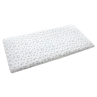 嬰兒床墊床單 竹纖維材質 親膚透氣 舒適睡眠, 白色小星星羊, 32.5 x 21cm, 1個