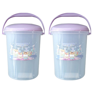 SL 三榮塑膠 柴語錄 多功能置物桶 (S-6000W) 聚丙烯PP材質 台灣製, 2個