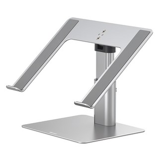 Baseus 倍思 高度可調節高品質金屬筆電支架, 1個, 銀色