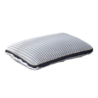 LoveCity 寢城之戀 台灣製 專利6d高透氣多層可調式水洗枕(1顆), 62 x 34 x 14cm, 黑色 + 白色, 1入