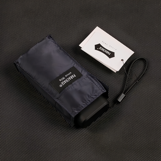 PARACHASE 輕巧5折口袋傘 14cm超輕 UPF50+ 晴雨兩用