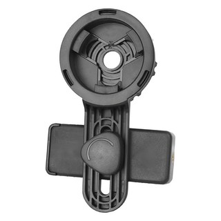 手機望遠鏡/顯微鏡通用手機架, 黑色, 1個, 單一商品